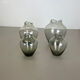 Vintage 60s set de 4 vases turmalin à wilhelm wagenfeld style | allemagne bauhaus