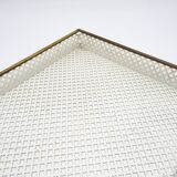 Rare Original Mid Century perforated Metal Serving Tray by Mathieu Mategot