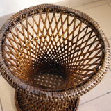Diabolo tabouret in rattan