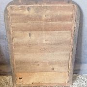 Louis Philippe mirror with faux wood decor 93 x 69 cm