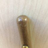 Lot of 5 beige Formica chairs