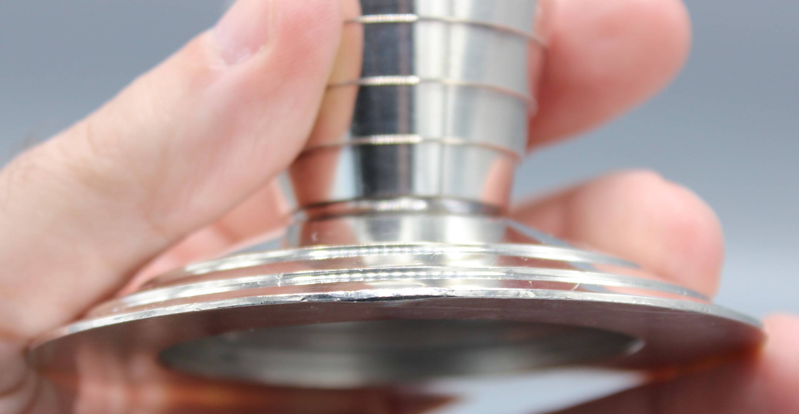 Beautiful silver-plated candle holder - Maison Christofle