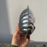 Metal shell butter dish