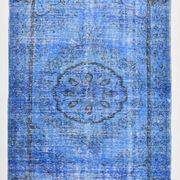 6x9 Classic Blue Turkish Rug, 191x272Cm