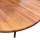 Vintage Teak Glostrup Dining Table Extendable Oval 1970s
