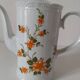 Cafetière vintage Winterling Bavaria décor floral orange