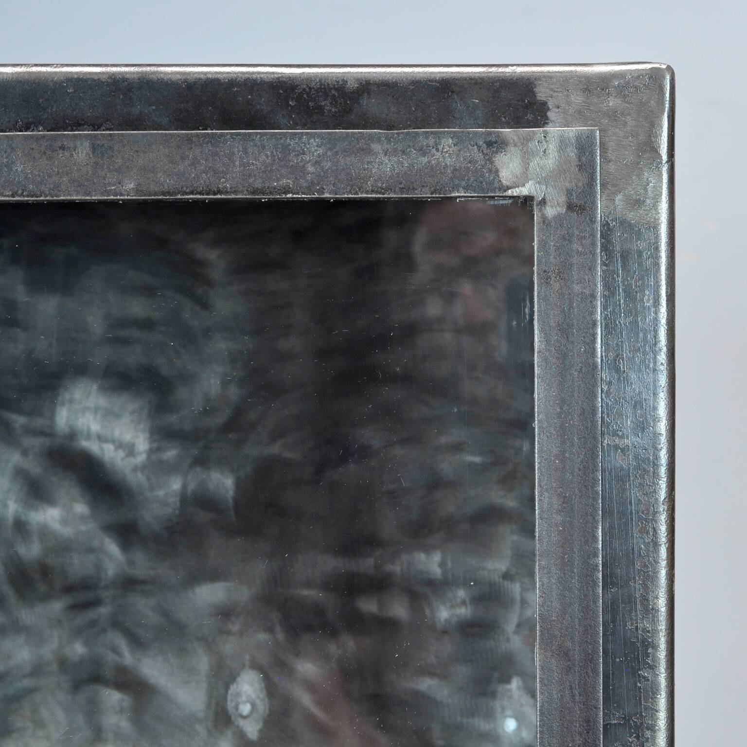 Armoire médicale vintage en verre et en fer, années 1950