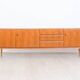 1960s walnut grand buffet, manufacturer Royal Sweden.