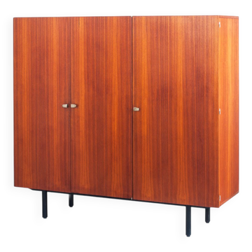 Modernist wardrobe by Gérard Guermonprez for Magnani. France, 1950s.