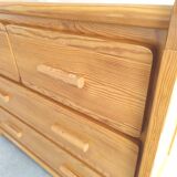 Vintage pine chest of drawers