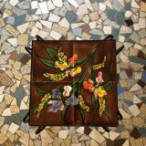 Vintage table 70 ceramic vallauris signed la grange