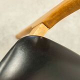 Scandinavian chair 1960 skai black