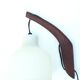 Teak and opaline wall lamp, 60s