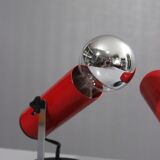 Pair of adjustable wall spotlights vintage design 1970s