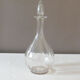 Vintage glass sweet decanter for a chic and modern oval shaped decoration