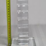 Crystal candle holder, Saint-Louis design Jean Sala