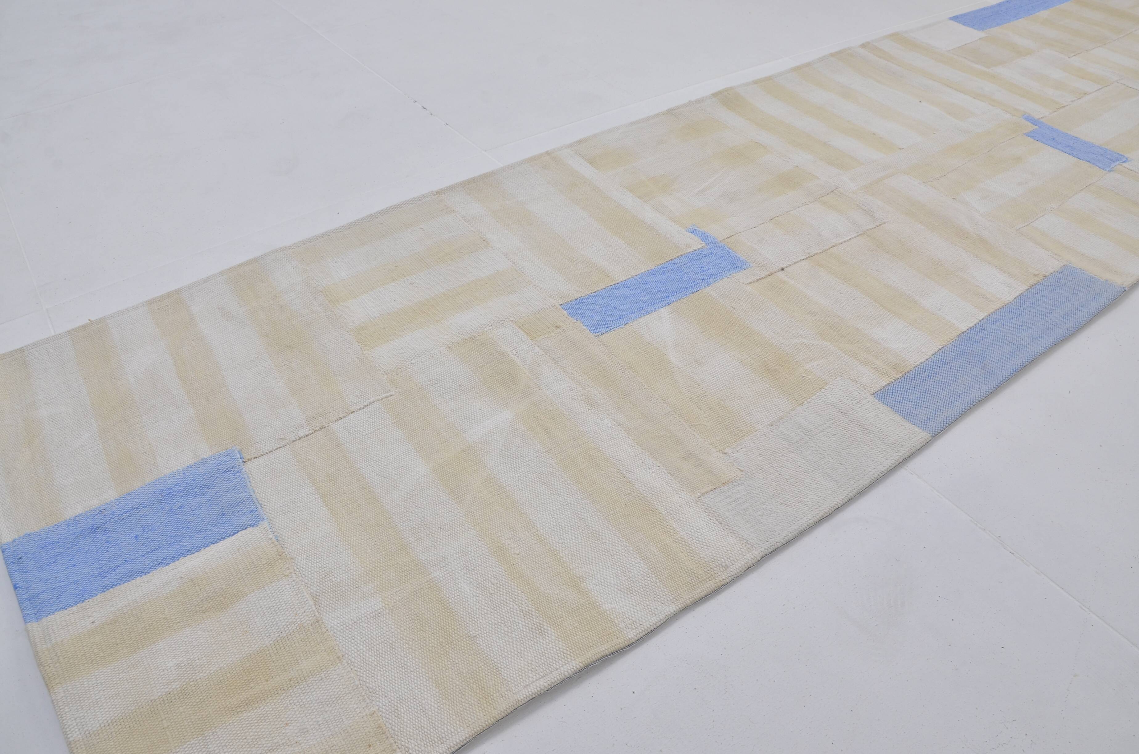 Vintage Whİte And Blue Runner sku3853