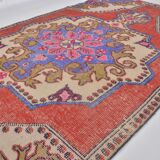 Oushak Handknotted Vintage Carpet sku2586