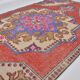 Tapis vintage noué à la main Oushak sku2586