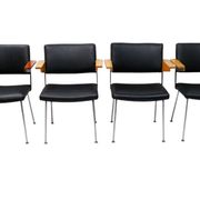 Set of 4 arm chairs by A. Cordemeyer for Gispen
