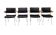 Set of 4 arm chairs by A. Cordemeyer for Gispen
