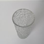 Vintage Pressed Glass Vase by Václav Hanuš for Sklo Union Libochovice, 1970's.