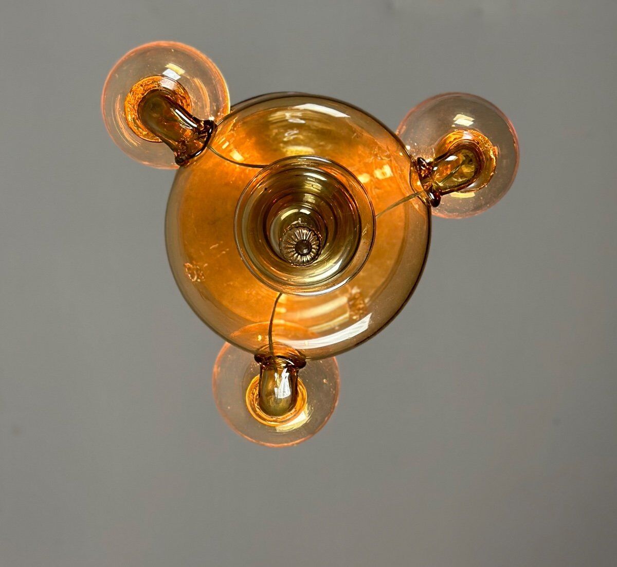 Venetian hallway chandelier in murano glass circa 1940