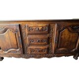 Antique solid carved sideboard