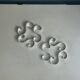 Pair of stainless steel trivets