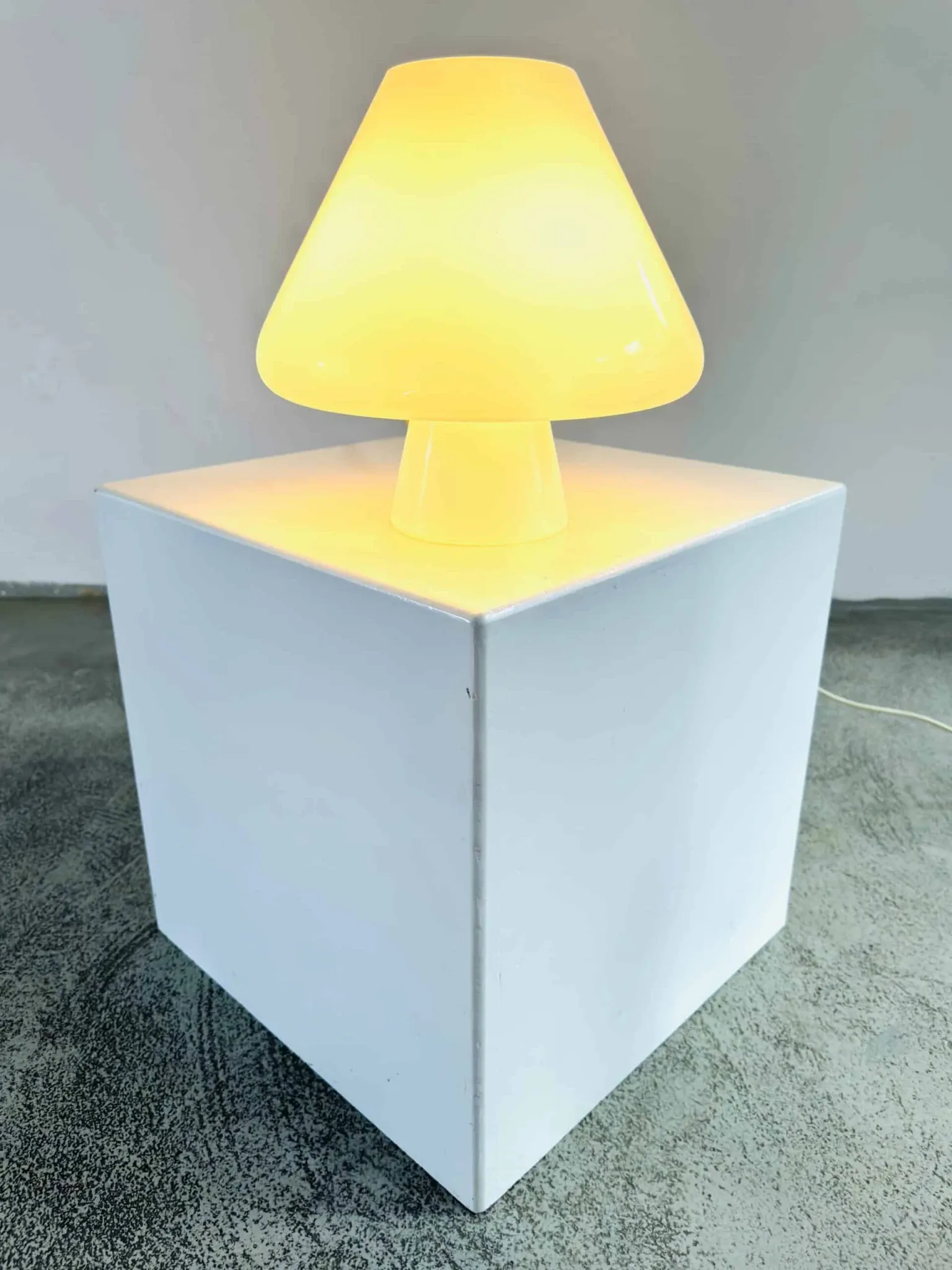 Murano Table Lamp By Venini, Italy, 1970S