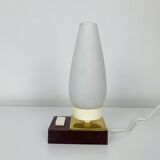 Opaline and Bakelite tulip lamp, 1950s