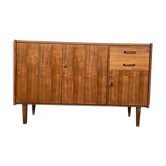 Enfilade vintage noyer 50/60 style scandinave pieds fuseaux
