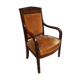 Empire style mahogany armchair