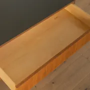 Striking mid-century sideboard with stainless steel base