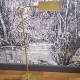 Brass reading floor lamp