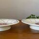 Pair of antique petits fours dishes in Choisy-le-Roi earthenware.