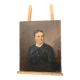 Oil on canvas portrait of a woman