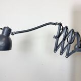 Applique murale industrielle en forme de ciseaux, peinte en gris, années 1960