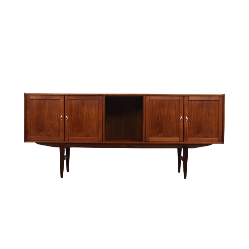 Enfilade en teck, design danois, années 1970, production: Danemark