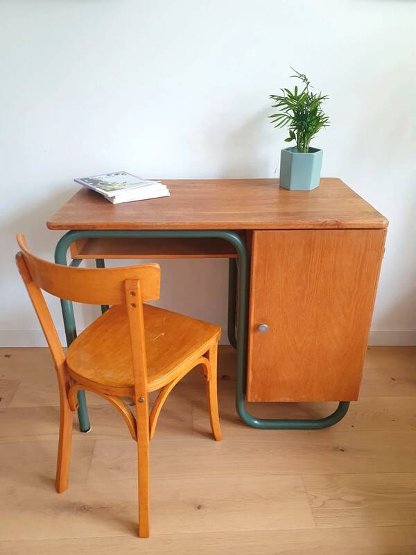 Vintage boarding school office