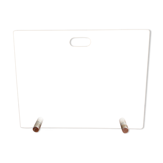 Transparent tempered glass firewall