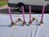 Pair of Bronze Candlesticks with 2 Arms of Lights