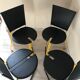 Chaises  terna par Seccose design 1985 Gaspare Cairoli