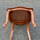 5 solid wood caned chairs, Louis XV style, stamped Baumann
