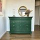 Commode Louis Philippe bois massif plateau marbre