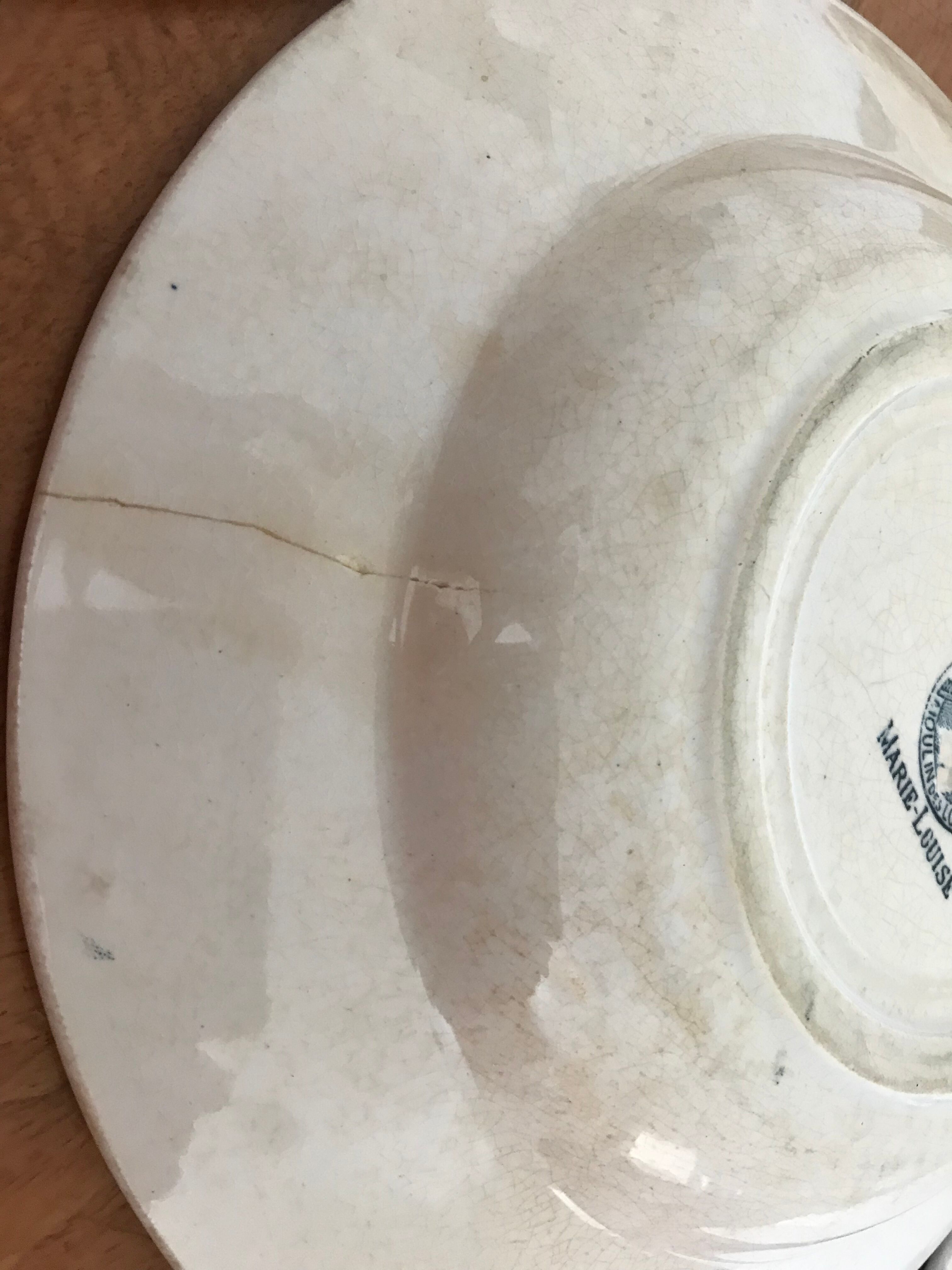 Hollow plates Moulin des loups & Hamage "Marie-louise"