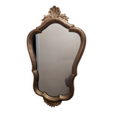 Small shell pediment mirror