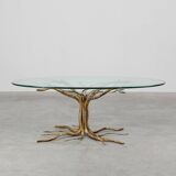 Mid-century forged metal coffee table by Salvino Marsura, Italy 1960s