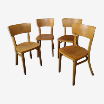 Set de 4 chaises bistrot Thonet