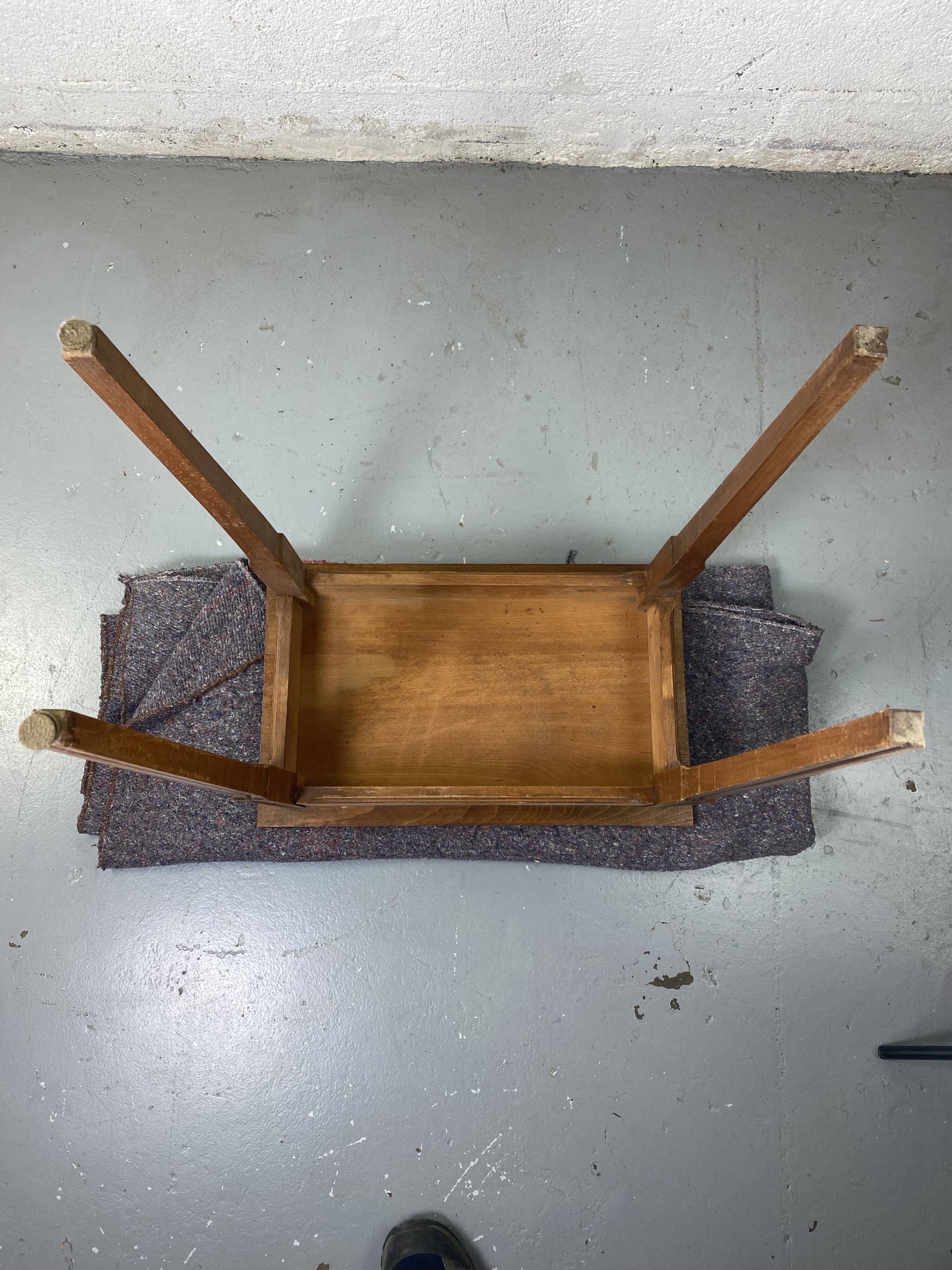 Mid-height wooden side table